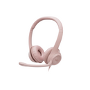 Headset Logitech H390 USB Rosado