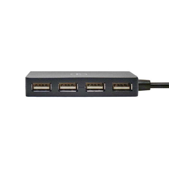 Unno Tekno Hub USB 2.0 4 puertos (HB1008BK)