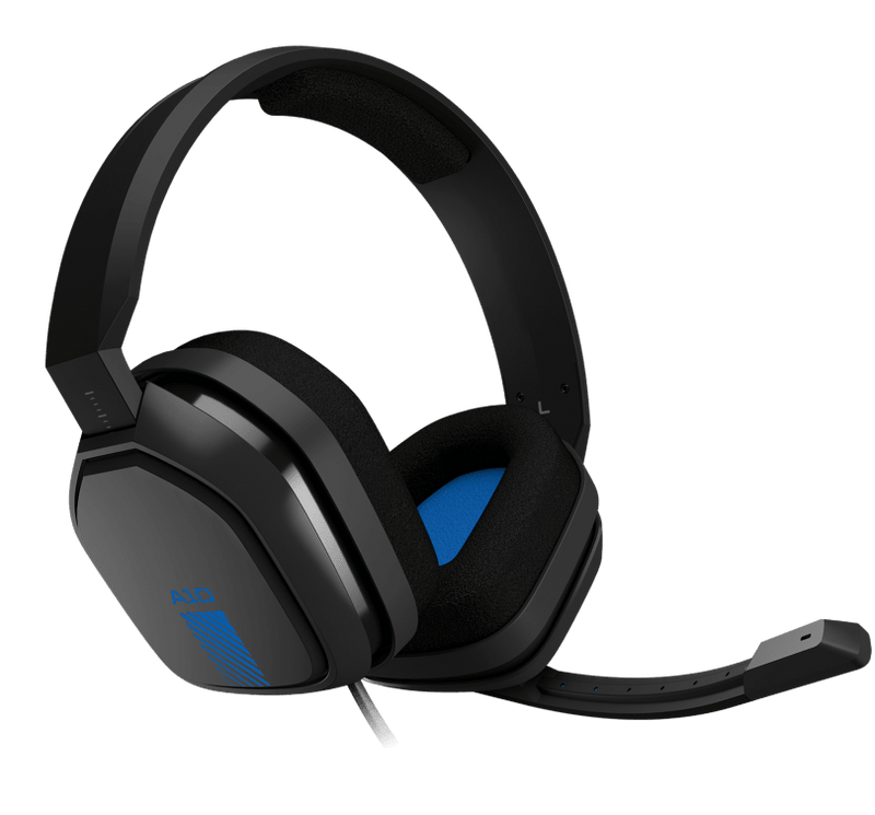 Hadset Logitech Astro A10 PS4 GRIS/AZUL