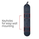 Regleta Eléctrica Negra General Electric 6 Tomas 0.9mm