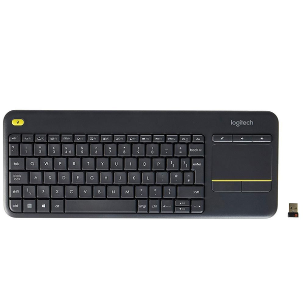 Teclado Logitech Inalámbrico K400 Plus con Touchpad