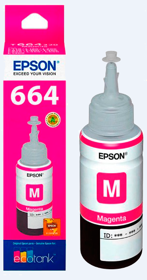 Botella de tinta Epson 664 Magenta T664320-AL