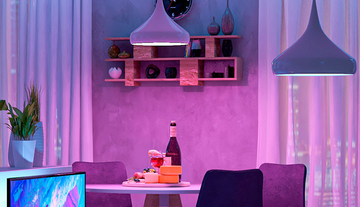 Bombilla LED inteligente Wi-Fi NHB-C210 Multicolor