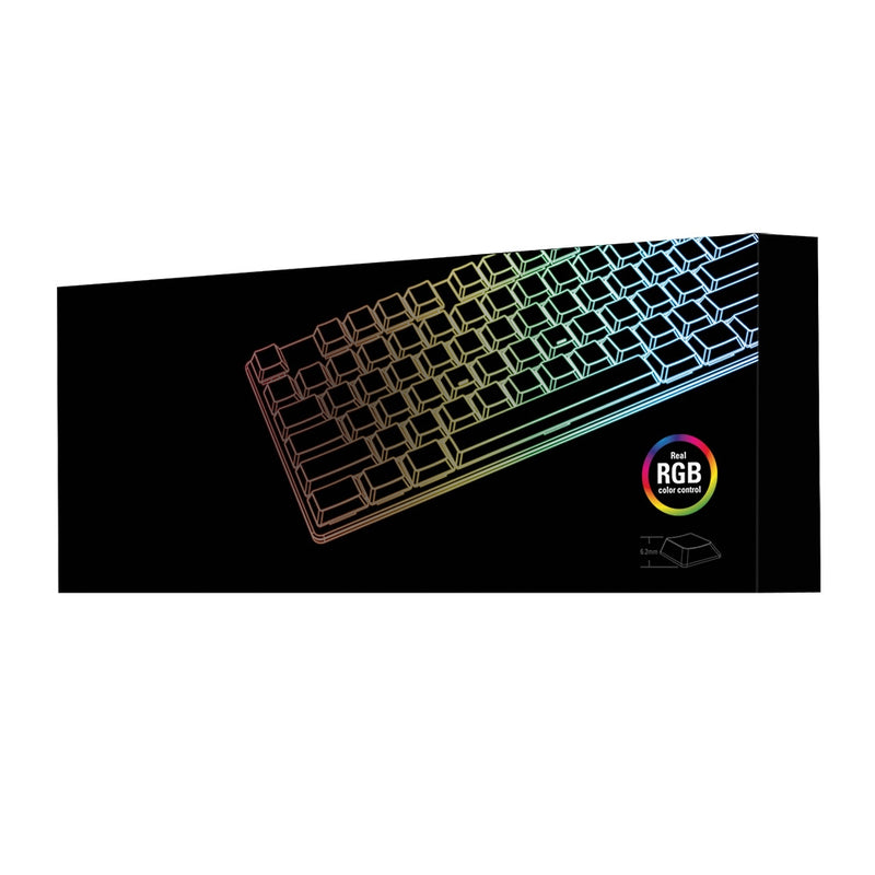 Teclado Sharkoon Inalambrico PureWriter TKL RGB RED