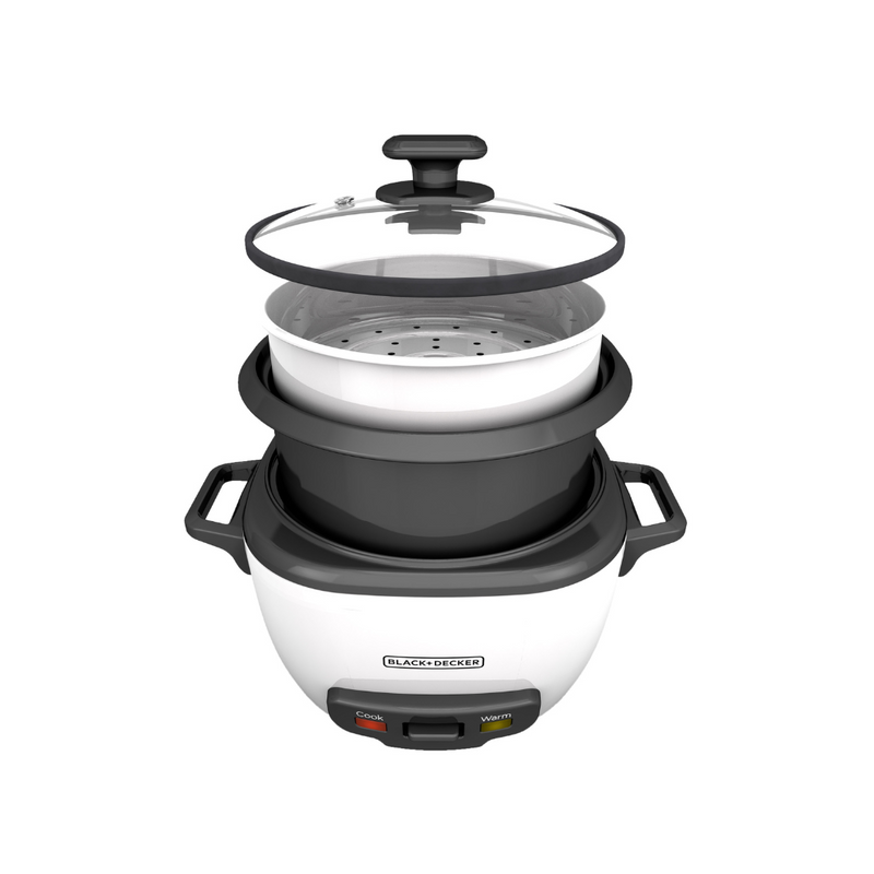Olla arrocera Black & Decker RC514 blanca