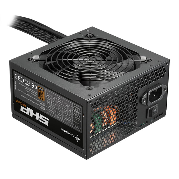 Fuente de poder Sharkonn SHP Bronze 600W