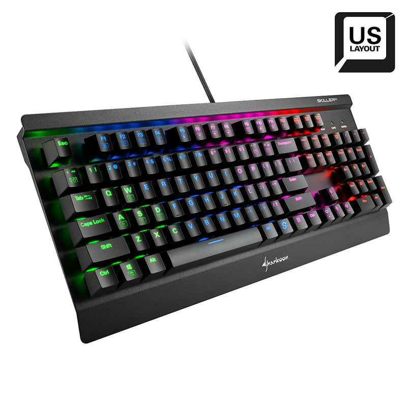 Teclado Sharkoon Skiller Mech SGK3 RED (US LAYOUT)