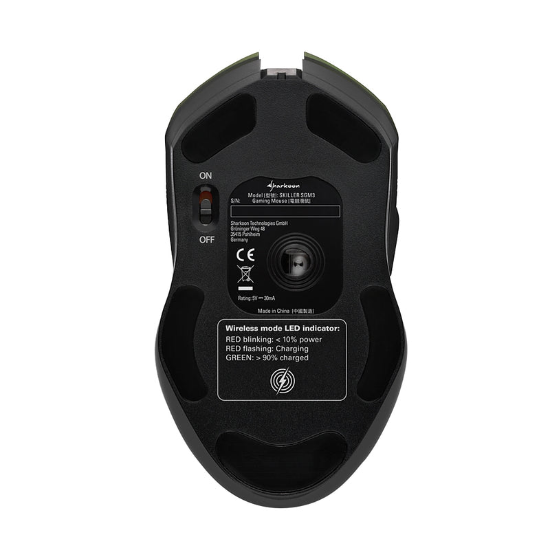 Mouse Sharkoon Inalambrico Skiller SGM3 Blanco