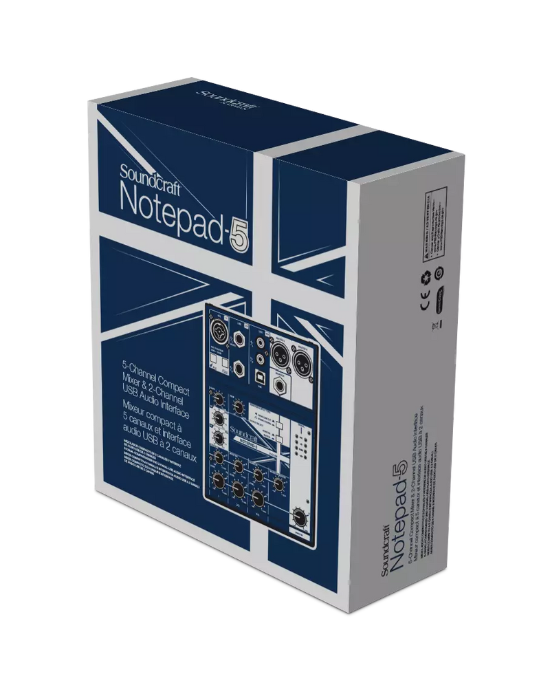 Mezclador Soundcraft Notepad-5