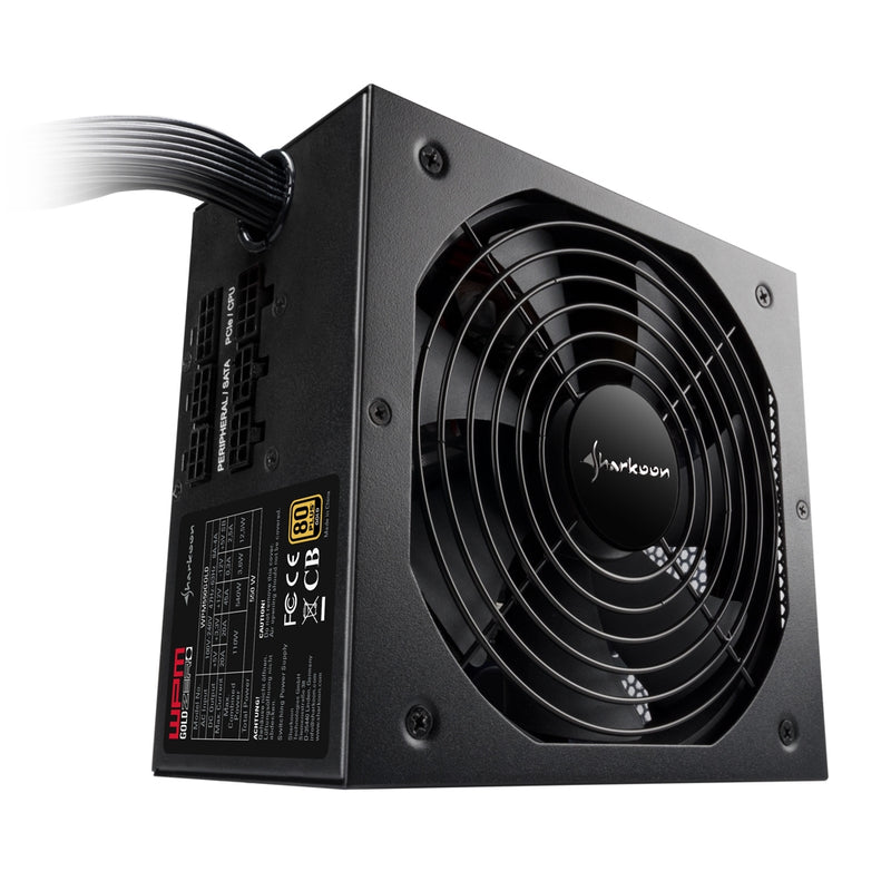 Fuente de poder Sharkoon WPM Gold Zero 750W