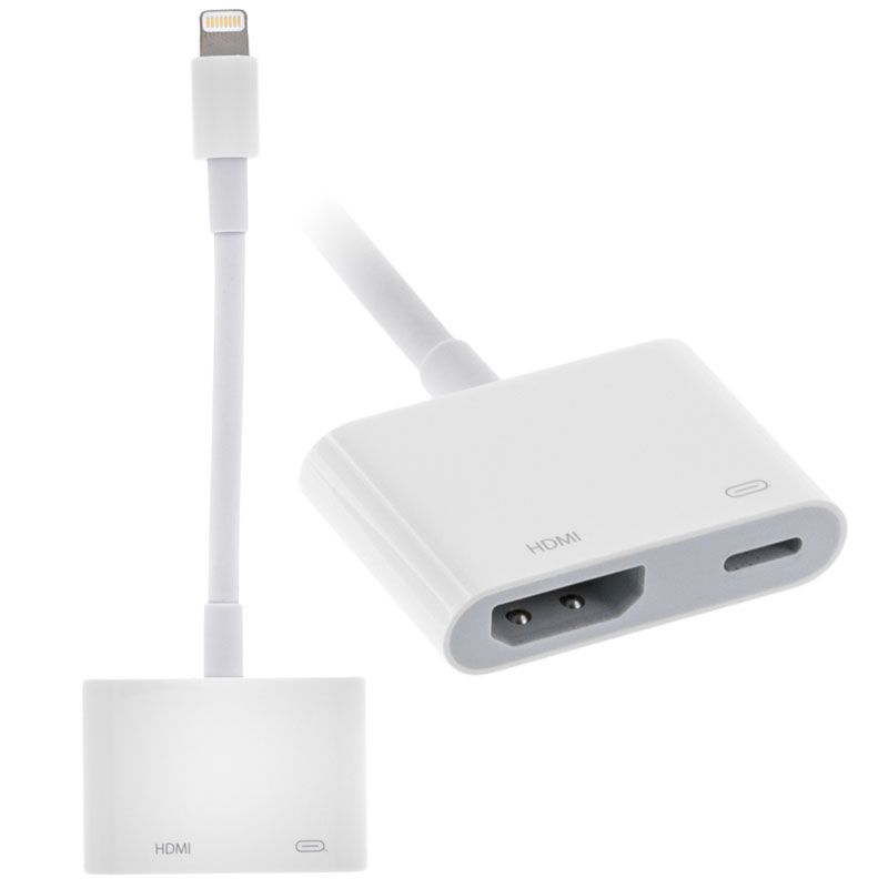 Adaptador Apple original de Lightning a AV Digital MD826AM/A