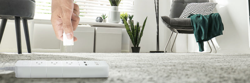 Regleta inteligente Wi-Fi con puertos USB para carga