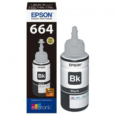 Botella de tinta Epson 664 Negra  T664120-AL