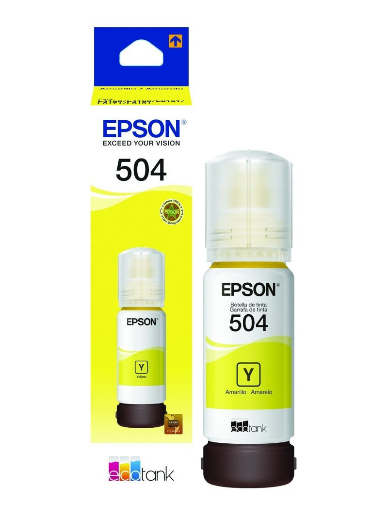 Botella de tinta Epson 504 Amarillo T504420-AL